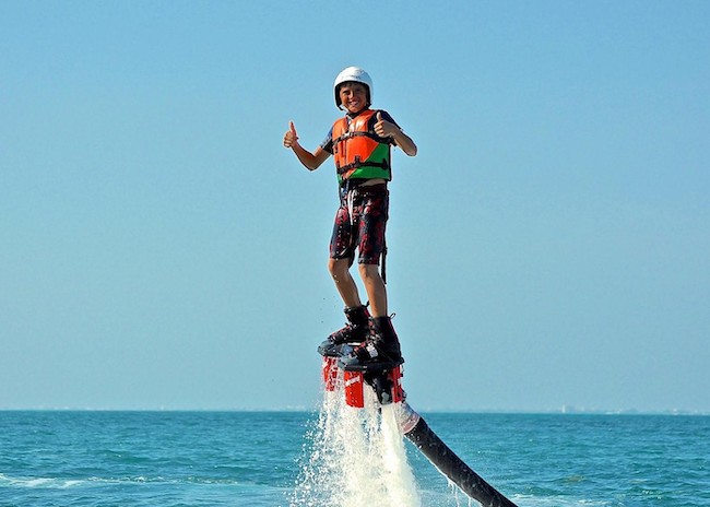 Take a Flyboarding Water Jetpack Flight. Cancun, Mexico